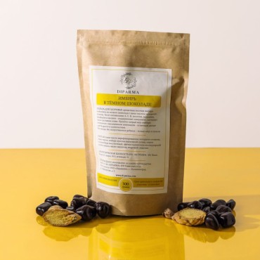 Имбирь в тёмном шоко...